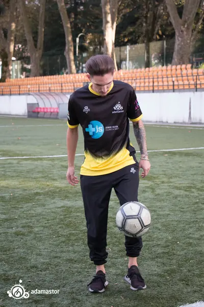 Retrato de um participante com bola — equipa de Viseu, 2019.