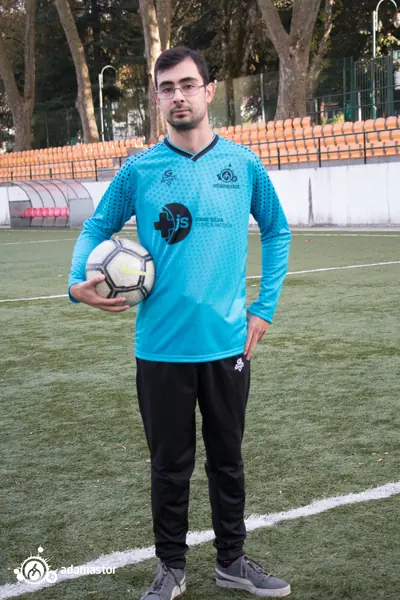 Retrato de um participante com bola — equipa de Viseu, 2019.