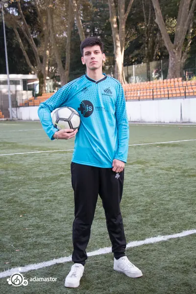Retrato de um participante com bola — equipa de Viseu, 2019.