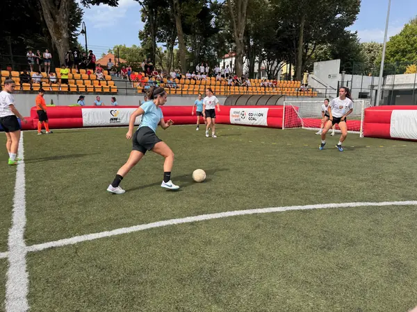 Jogo entre as equipas. Distrital de Viseu, 2025.