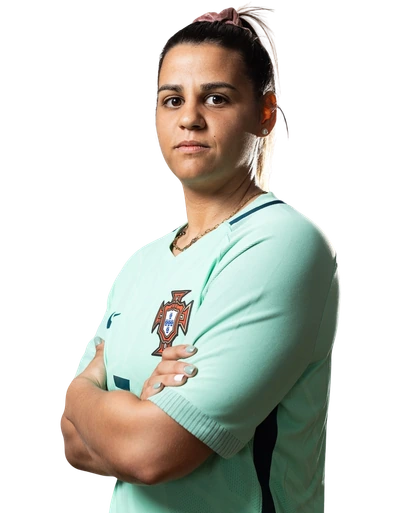 Jacinta Santos com o equipamento de Portugal.