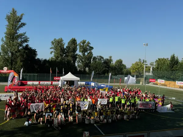 Encontro de participantes de todas as equipas no recinto. Nacional em Viseu, 2024.