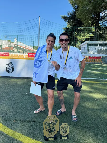 Participantes com medalhas e troféus. Nacional em Viseu, 2024.